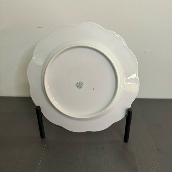 Vintage Limoges Bassett Austria Porcelain Hand Painted Game Cabinet Plate (Set) - Picture 2 of 7